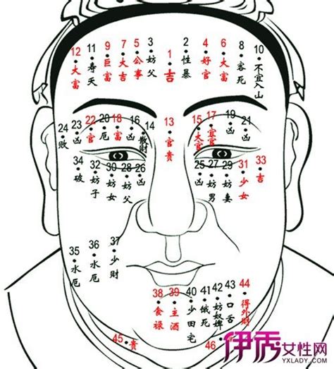 右額頭有痣男|【額頭有痣男】男人面部痣相圖解 